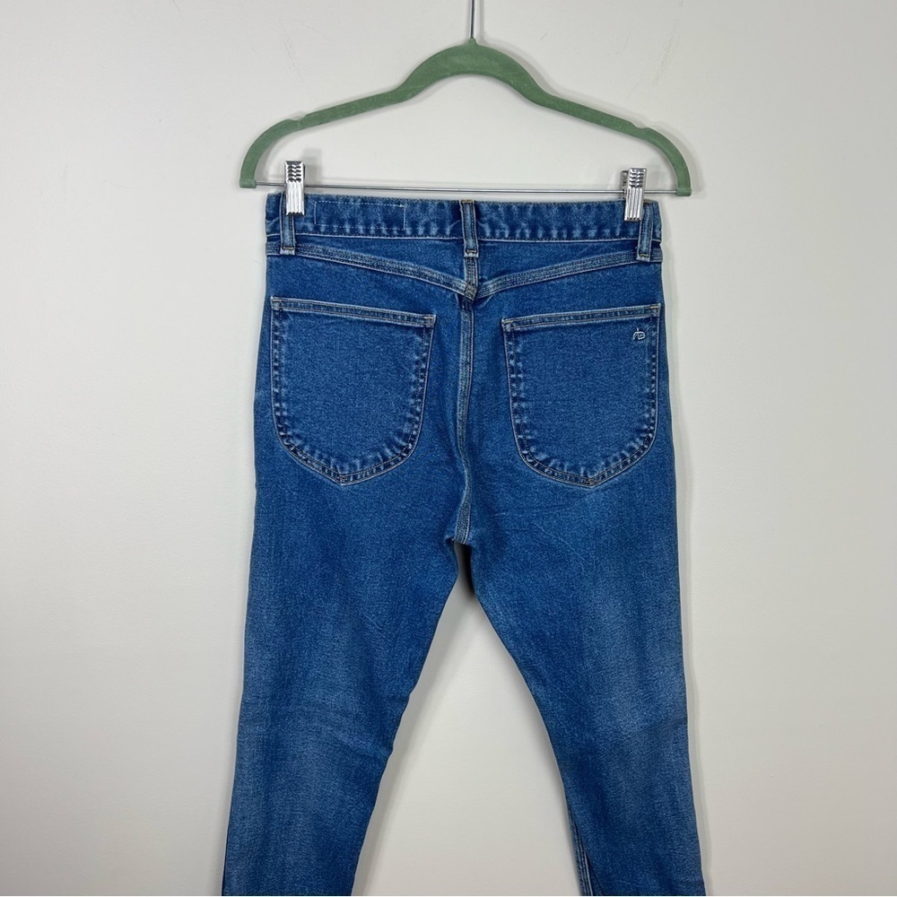 Rag & Bone Lou Skinny Denim Jeans in Blue Hill Medium Wash Size 28 - Picture 3 of 14